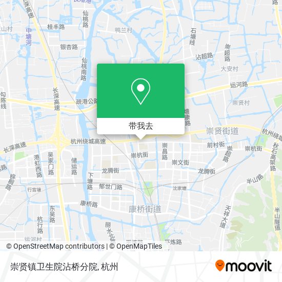 崇贤镇卫生院沾桥分院地图