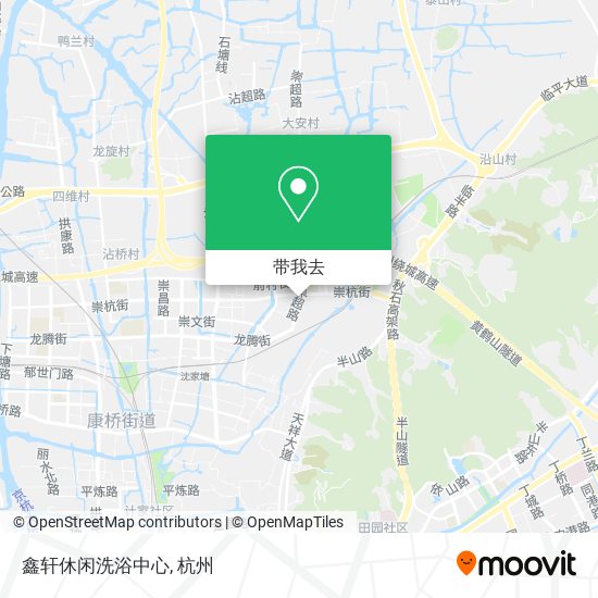 鑫轩休闲洗浴中心地图