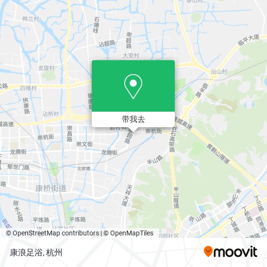 康浪足浴地图