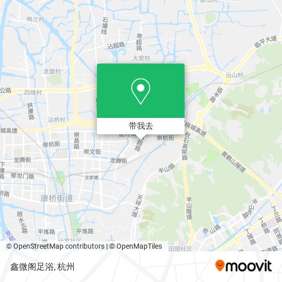 鑫微阁足浴地图