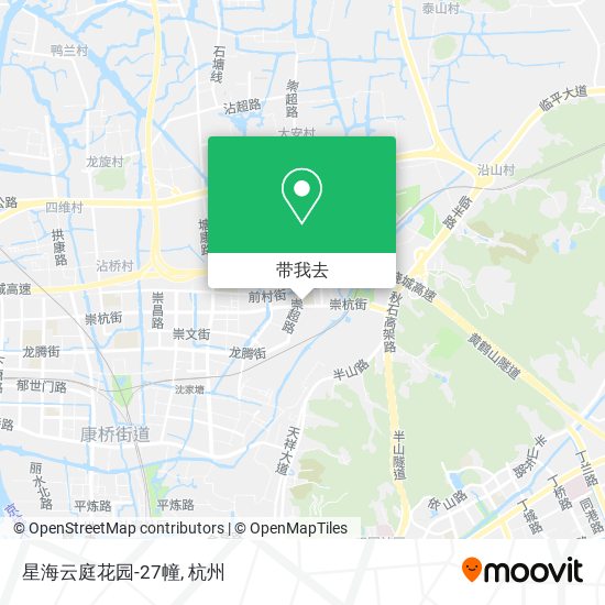 星海云庭花园-27幢地图