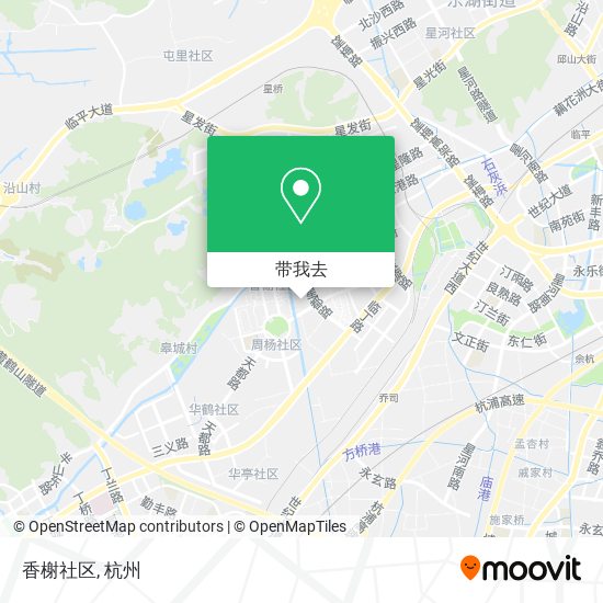 香榭社区地图