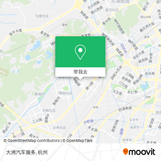 大洲汽车服务地图