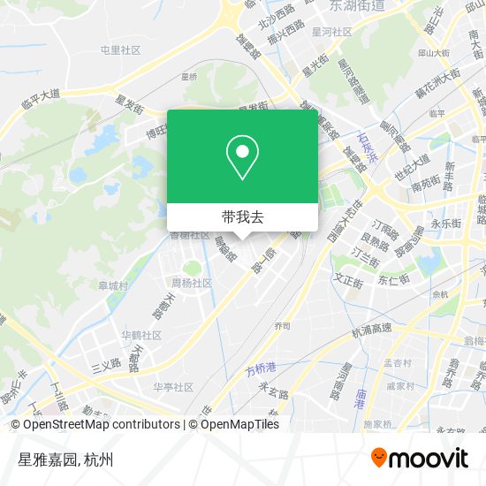 星雅嘉园地图