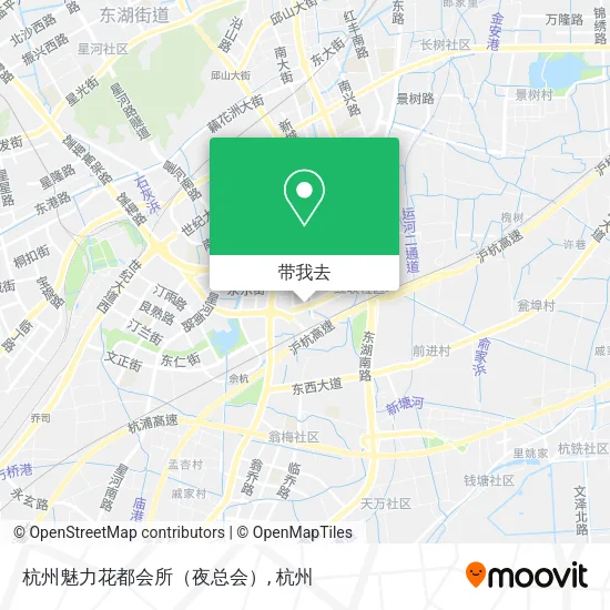 杭州魅力花都会所（夜总会）地图
