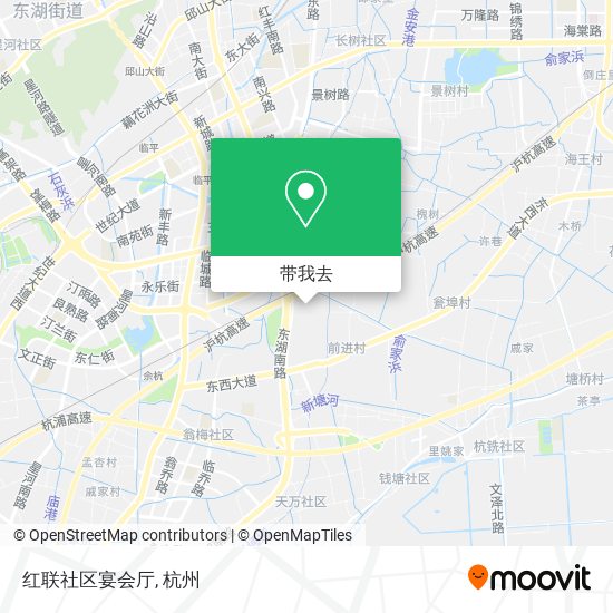 红联社区宴会厅地图