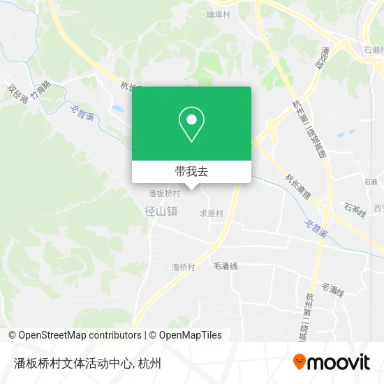 潘板桥村文体活动中心地图