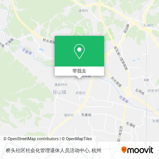 桥头社区社会化管理退休人员活动中心地图