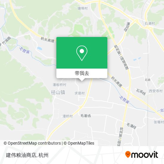 建伟粮油商店地图