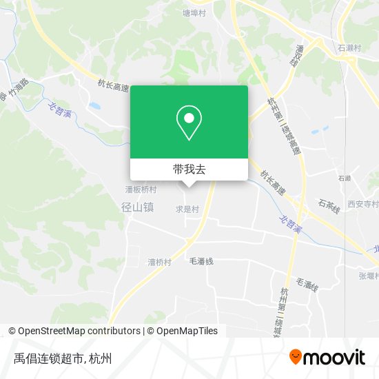 禹倡连锁超市地图