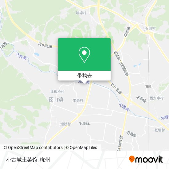 小古城土菜馆地图