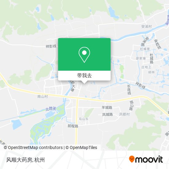 风顺大药房地图