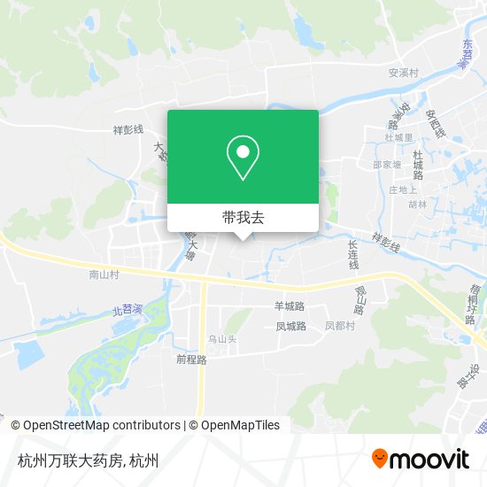 杭州万联大药房地图