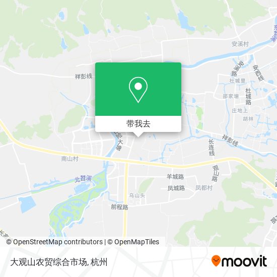 大观山农贸综合市场地图