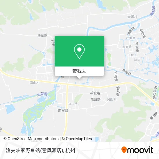 渔夫农家野鱼馆(意凤源店)地图
