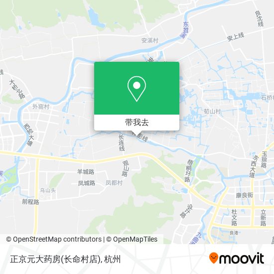 正京元大药房(长命村店)地图