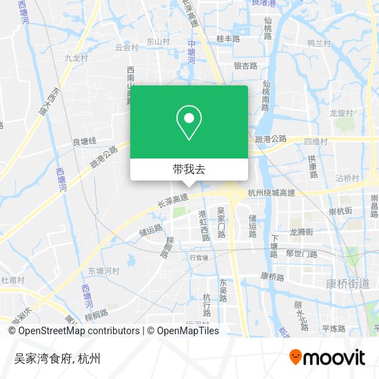 吴家湾食府地图