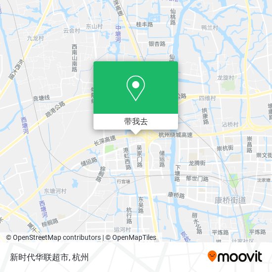 新时代华联超市地图