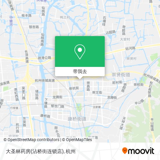 大圣林药房(沾桥街连锁店)地图