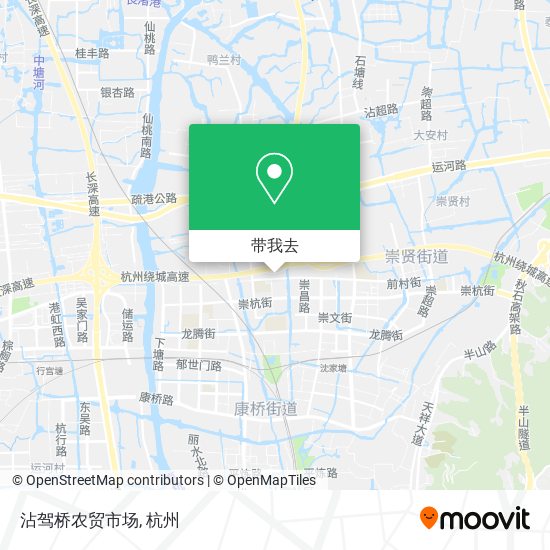 沾驾桥农贸市场地图