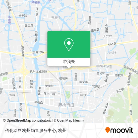 传化涂料杭州销售服务中心地图
