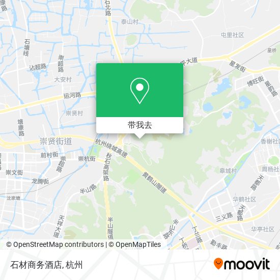 石材商务酒店地图