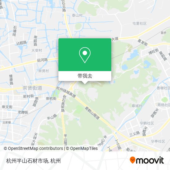杭州半山石材市场地图