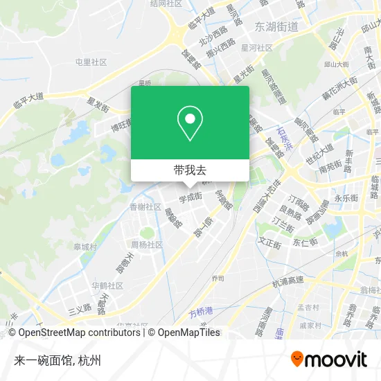 来一碗面馆地图