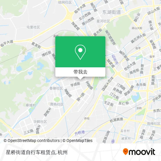 星桥街道自行车租赁点地图