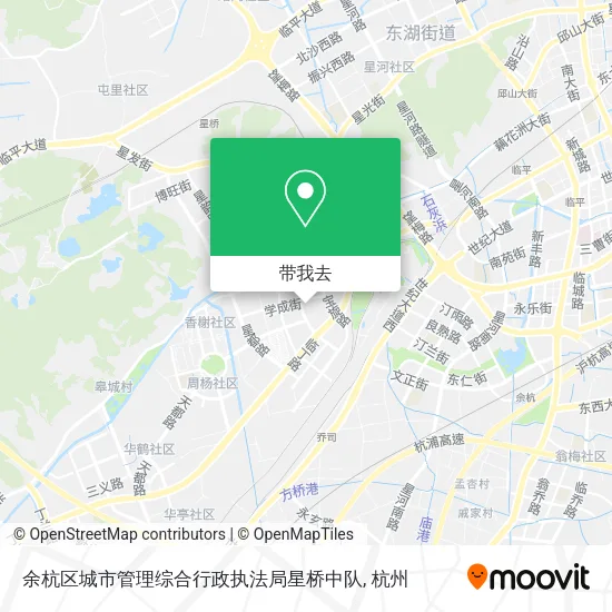 余杭区城市管理综合行政执法局星桥中队地图