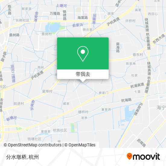 分水墩桥地图