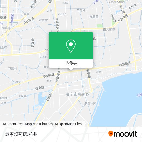 袁家坝药店地图