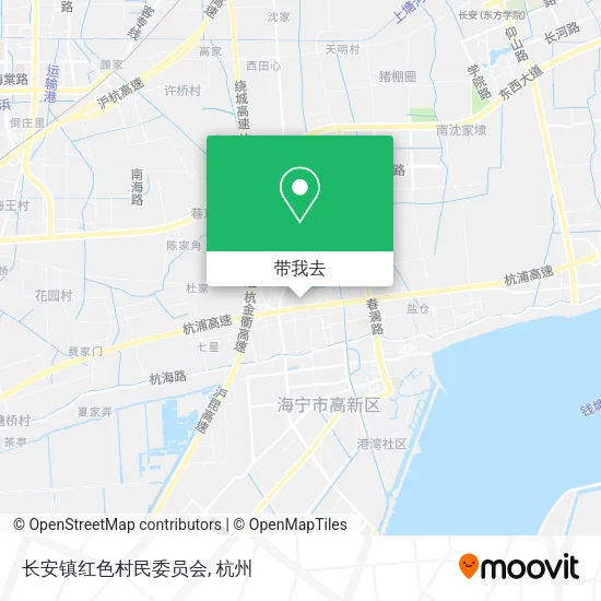 长安镇红色村民委员会地图