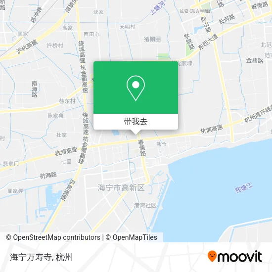 海宁万寿寺地图