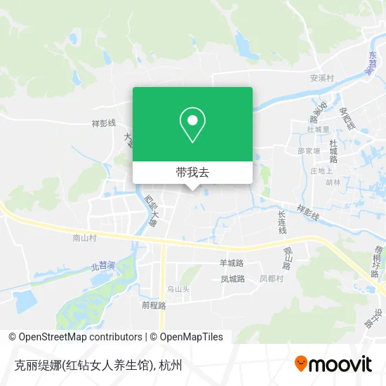 克丽缇娜(红钻女人养生馆)地图