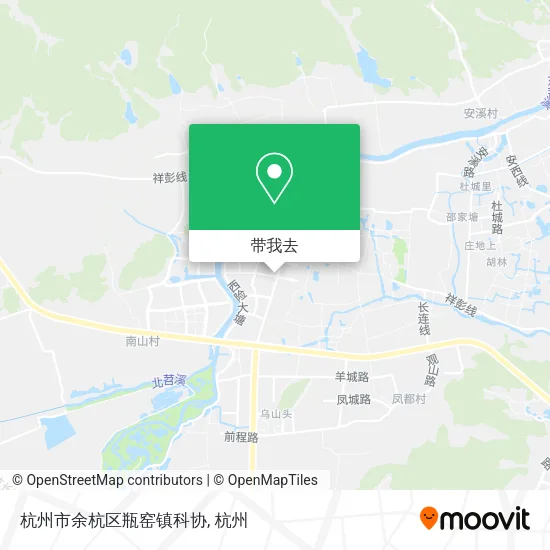杭州市余杭区瓶窑镇科协地图