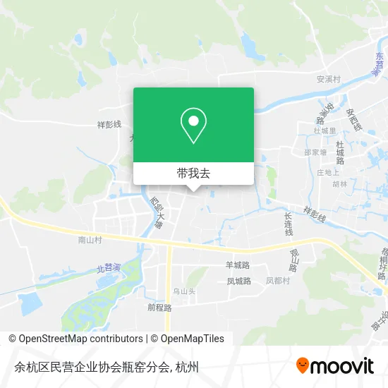 余杭区民营企业协会瓶窑分会地图
