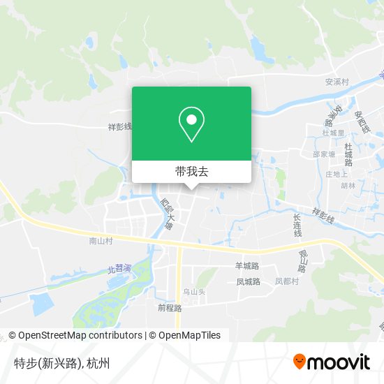 特步(新兴路)地图