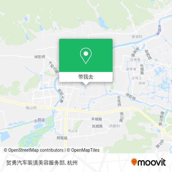 贺勇汽车装潢美容服务部地图