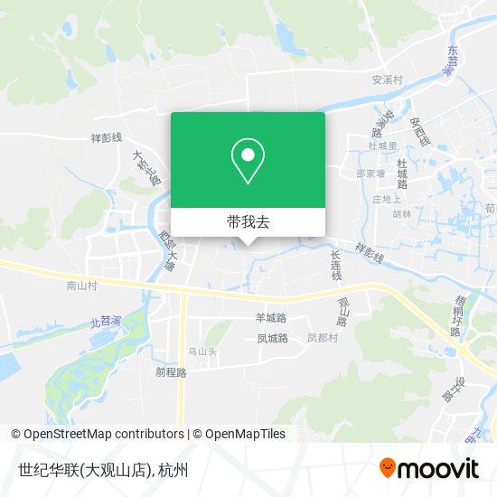 世纪华联(大观山店)地图