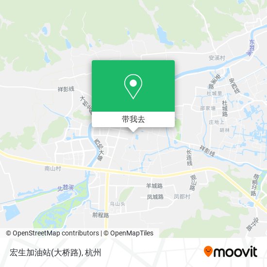 宏生加油站(大桥路)地图