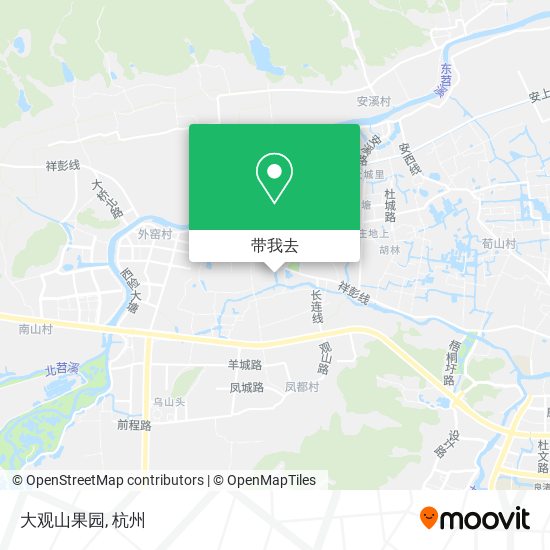 大观山果园地图