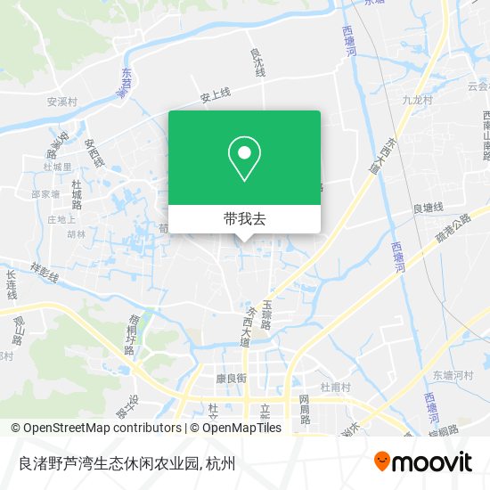 良渚野芦湾生态休闲农业园地图