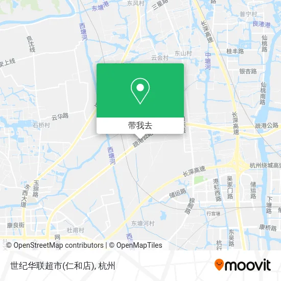 世纪华联超市(仁和店)地图