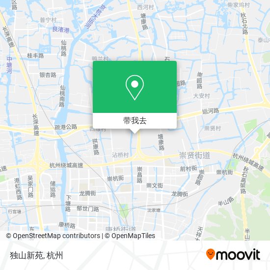独山新苑地图