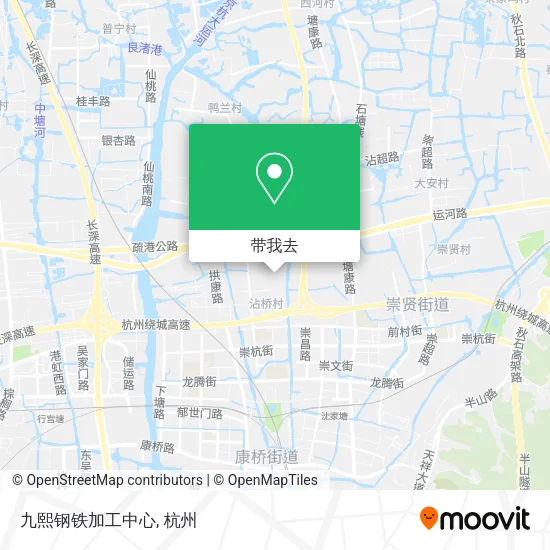 九熙钢铁加工中心地图