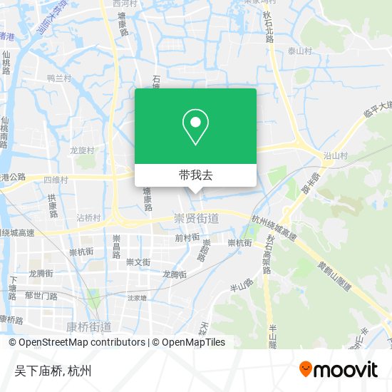 吴下庙桥地图
