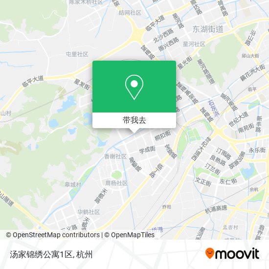 汤家锦绣公寓1区地图