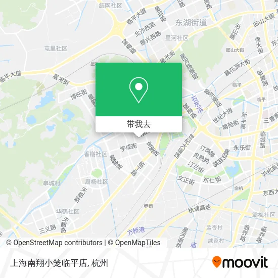 上海南翔小笼临平店地图