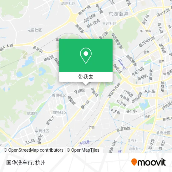 国华洗车行地图